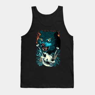 Wolf Angry Tank Top